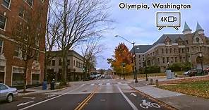 Driving in Downtown Olympia, Washington - 4K