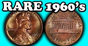 MOST VALUABLE PENNIES FROM THE 1960'S - SUPER RARE PENNIES WORTH MONEY!!