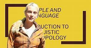 Introduction to Linguistic Anthropology: Lesson 1