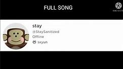 "STAY" but the lyrics are roblox usernames (FULL SONG)