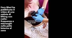Ilary Blasi, lifting alla pelle intorno al seno con microaghi e radiofrequenza