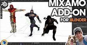 Import FREE Rigged and Animated Characters into Blender with the Adobe Mixamo Add-On