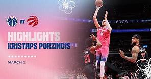 Highlights: Kristaps Porzingis scores 25 points vs. Toronto Raptors