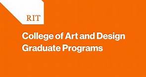 College of Art and Design Graduate Programs