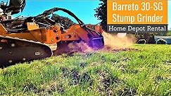 Barreto 30-SG Stump Grinder | Home Depot Rental