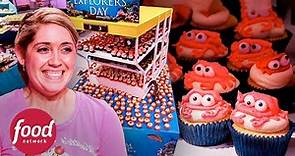 Extraordinaria decoración para mil cupcakes marinos | Cupcake Wars | Food Network Latinoamérica