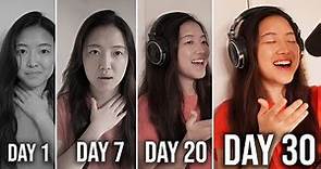 I Learned How to Sing for 30 Days