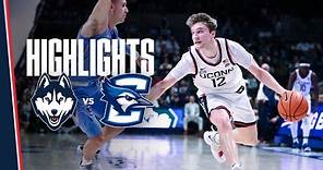HIGHLIGHTS | #1 UConn Men's Basketball vs. #18 Creighton