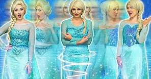 ALL DISNEY PRINCESSES TURN INTO ELSA (With Ariel, Rapunzel and Belle) Totally TV