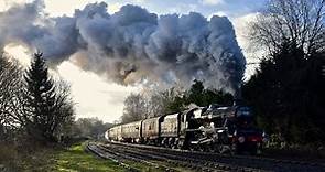 East Lancs Railway - Leander steaming into the New Year - 1st Jan 2024