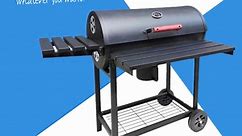 Charcoal Trolley Smoker Grill