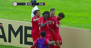 ⚽ 🇨🇦 GOAL! @CanadaSoccerEN scores first of the game! Kamron Habibullah scores the penalty kick! | #CU20