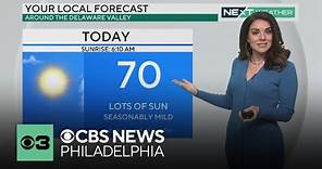 After frosty start around Philadelphia, lots of sunshine Tuesday with highs near 70 | NEXT Weather