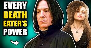 Every Death Eater in Harry Potter Ranked by POWER (All 30)