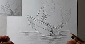 Cómo Dibujar el náufrago del Titanic | How to Draw the castaway of the Titanic