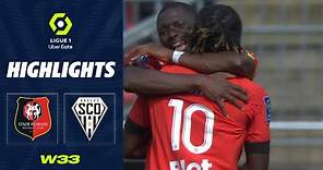 STADE RENNAIS FC - ANGERS SCO (4 - 2) - Highlights - (SRFC - SCO) / 2022-2023
