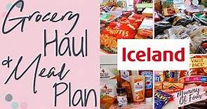 HUGE ICELAND DELIVERY ONLINE SHOPPING GROCERY HAUL & MEAL PLAN 2020 | MUMMY OF FOUR UK HAUL