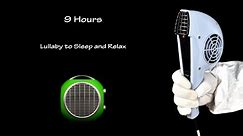 Hair Dryer Sound 245 and Fan Heater Sound 2 | Visual ASMR | 9 Hours Lullaby to Sleep and Relax