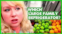 Which Large Family Refrigerator Did We Buy? NEW BIG Fridge Tour!