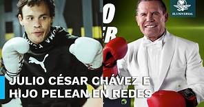 Padre vs hijo, Julio César Chávez manda fuerte mensaje a su hijo y este responde