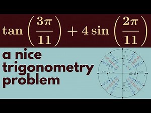 An interesting trigonometry problem -- featuring roots of unity.