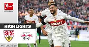 Undav & VfB Spectacular! | VfB Stuttgart - RB Leipzig 5-2 | Highlights | MD 19 - Bundesliga 23/24