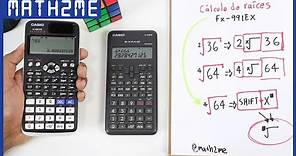 Calcular raíz cuadrada, cúbica y otras en una calculadora científica | Classwiz + Fx-82MS