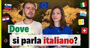 Dove si PARLA la Lingua ITALIANA? In Quali Paesi del Mondo l'ITALIANO è LINGUA UFFICIALE? 🌍 🇮🇹