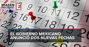 Así es el calendario de días festivos oficiales en México 2024