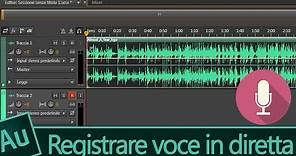 Tutorial AuditionCC #2 - Registrare voce da microfono esterno in multitraccia
