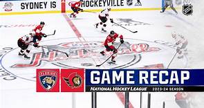 Panthers @ Senators 10/1 | Kraft Hockeyville | NHL Highlights 2023