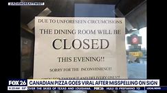Pizza Hut sign posts noticeable typo