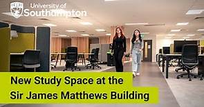New study space at the Sir James Matthews Building | University of Southampton