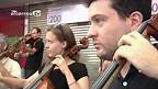 Rossini's Musical Flashmob on Bilbao's market by an orchestra from the Basque Country