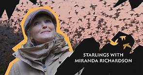 Actor Miranda Richardson witnesses a murmuration of starlings | Save Our Wild Isles