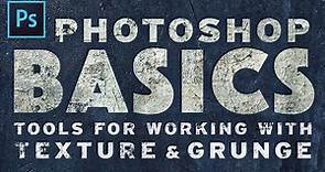 Texture & Grunge Essentials | Photoshop Tutorial with Free Textures