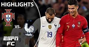 Cristiano Ronaldo and Karim Benzema shine in Portugal vs. France draw | Highlights | ESPN FC