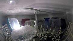 GoPro inside a Dishwasher Top Rack with Glass Cups Full Cycle