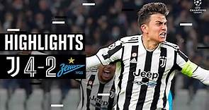Juventus 4-2 Zenit St. Petersburg | Double Delight for Paulo Dybala! | Champions League Highlights