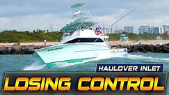 BOATS STRUGGLING AT HAULOVER INLET !! HAULOVER BOATS | BOAT ZONE