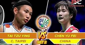 Tai Tzu Ying vs Chen Yu Fei | Set 2 | Final India Open 2024 | 戴資穎 vs 陈雨菲 2024年印度羽毛球公開賽