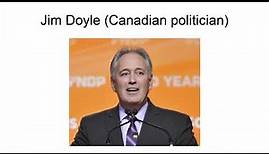 Jim Doyle (Canadian Politician)