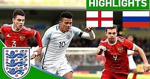 England U17 2 - 1 Russia | Official Highlights