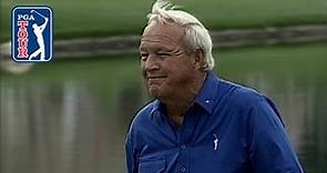 71-year-old Arnold Palmer shoots his age at PGA West in 2001