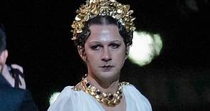 Shia LaBeouf Is Nearly Unrecognizable in Full Makeup and Greek Goddess Costume