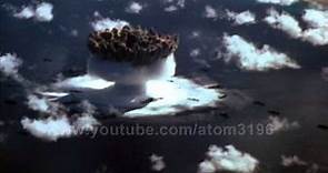 HD Amaing underwater atomic explosion 1946 operation crossroads nuclear testing 核実験
