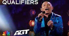 Roland Abante STUNS with "I Will Always Love You" by Whitney Houston | Qualifiers | AGT 2023