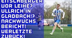 HERTHA NEWS: Eitschberger vor Leihe?Ullrich wohl in Gladbach.Jovetic, Richter & Marton Dardai zurück