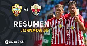 Resumen de UD Almería vs Elche CF (5-3)