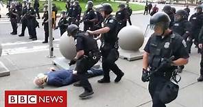 New anger in United States over video of police violence - BBC News
